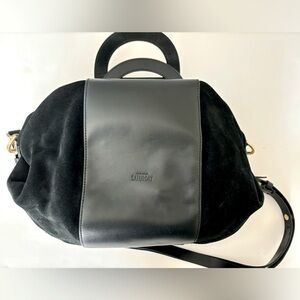 Kate Spade Saturday black leather and suede bag